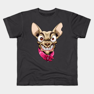 chiuala dog bad Kids T-Shirt